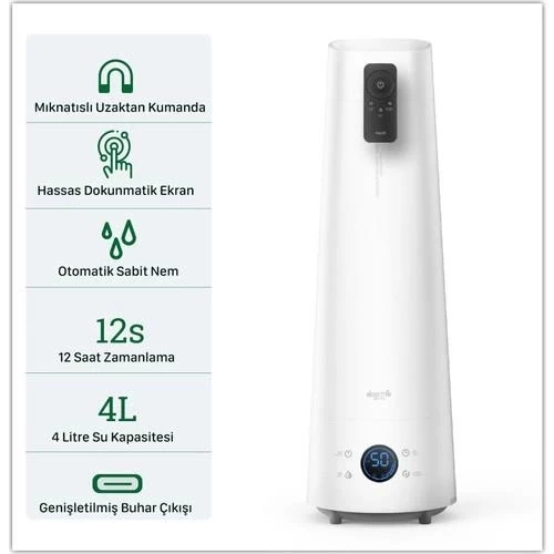 Deerma Uzaktan Kumandalı Ultrasonic Soğuk Buhar Makinesi LD220 - 5