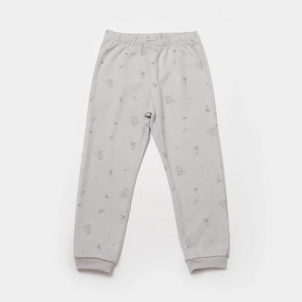 Bibaby Biorganic Koala Jumper Pijama Takım 59778 Gri - 6