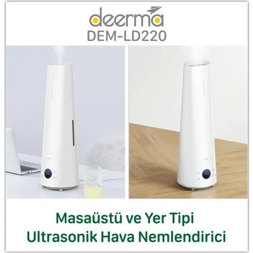 Deerma Uzaktan Kumandalı Ultrasonic Soğuk Buhar Makinesi LD220 - 4