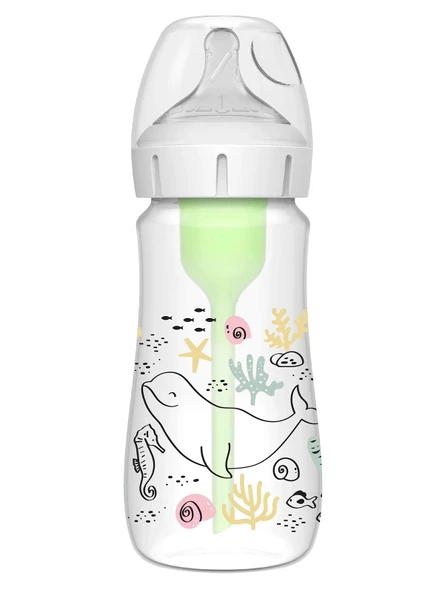 Dr.Browns Geniş Ağız PP Antikolik Options Biberon  270ml Kız - 2