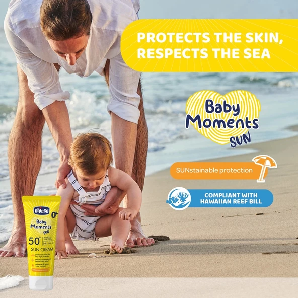 Chicco Baby Moments Sun Güneş Kremi Spf 50+ 75 ml + After Sun Hediye - 6
