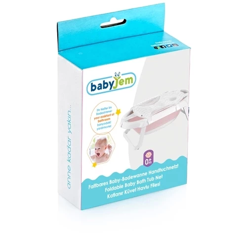 BabyJem Katlanır Küvet Havlu Filesi 625 Gri - 3