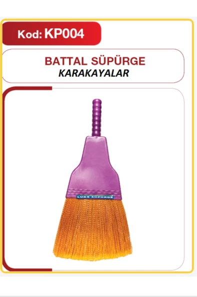 Karakayalar Plastik Süpürge (Battal) Turk-KP-004