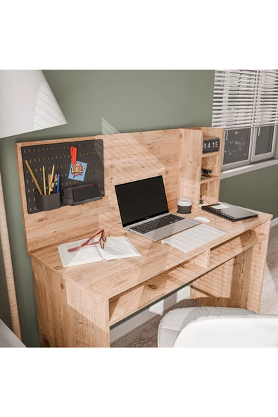 Mezza 1944 VICTUS 120 CM ORGANİZERLİ ÇALIŞMA MASASI ATLANTİK ÇAM - 4