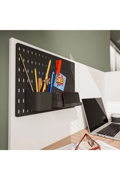 Mezza 1942 VICTUS 120 CM ORGANIZERLİ ÇALIŞMA MASASI SEPET BEYAZ - 7