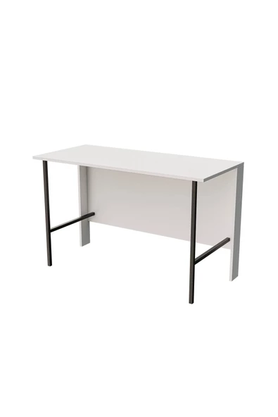 Mezza 1930 VERA 120 CM METAL AYAKLI ÇALIŞMA MASASI BEYAZ - 6
