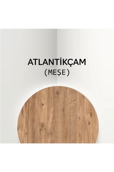 Mezza 1932 VERA 120 CM METAL AYAKLI ÇALIŞMA MASASI ATLANTİK ÇAM - 7
