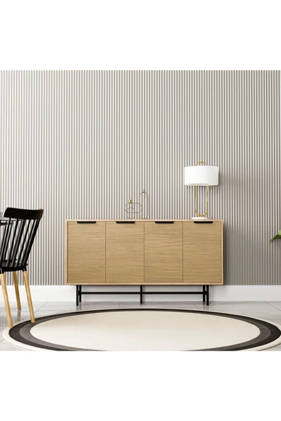 Mezza 4612 BLANCO 145 CM (METAL AYAKLI) KONSOL SEPET-YUNUS - 2
