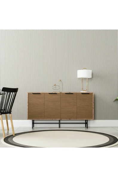 Mezza 4614 BLANCO 145 CM (METAL AYAKLI) MODERN KONSOL HAT KAPLAN - 2