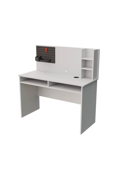 Mezza 1940 VICTUS 120 CM ORGANİZERLİ ÇALIŞMA MASASI BEYAZ - 8