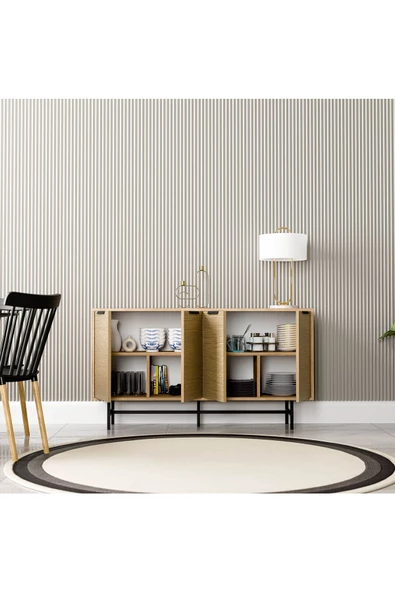Mezza 4612 BLANCO 145 CM (METAL AYAKLI) KONSOL SEPET-YUNUS - 5
