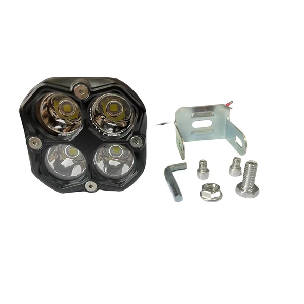 Space Offroad sis lambası  7.8x 6.8x7.8cm beyaz 20w 12-60v set/  LASS393 ürün görseli 1