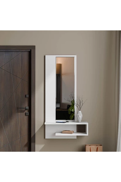 Mezza 6001 LINE DUVAR AYNASI DRESUAR SAĞ BEYAZ - 3