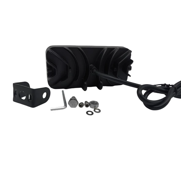 kırmızı-mavi-beyaz -sarı çakarlı / beyaz sarı çakarlı/Space Offroad sis lambası  LASS381 - Resim 2