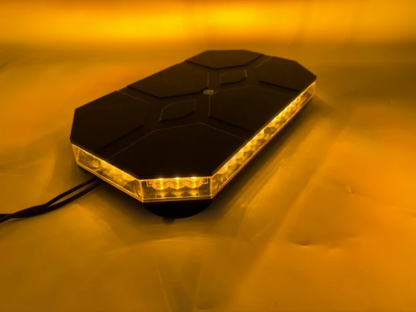 38 fonksiyonlu tepe lambası sarı-sarı 12-24v / LAIK539-1 - Resim 3