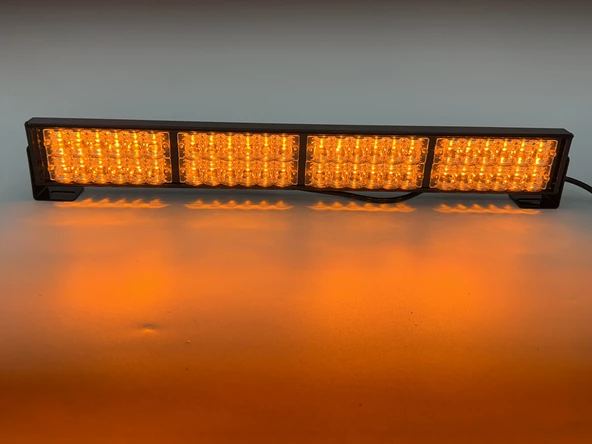 46cm sarı-sarı 21 fonksiyonlu çakar lamba 12-30v / LAPA205-1 - Resim 2