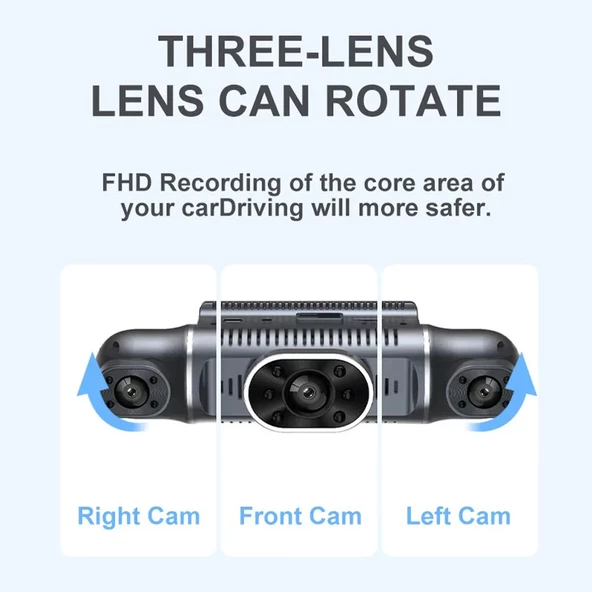 3 inç dvr 4 lensli wifi özelliklli / GUPR99 - Resim 5