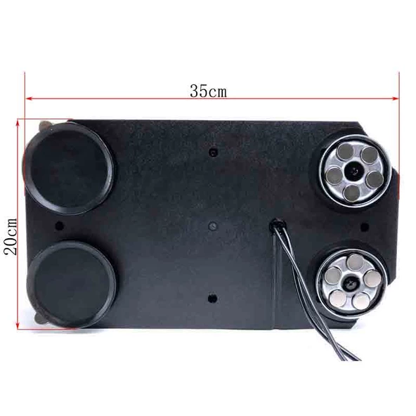 38 fonksiyonlu tepe lambası kırmızı-mavi-beyaz 12-24v / LAIK539 - Resim 5