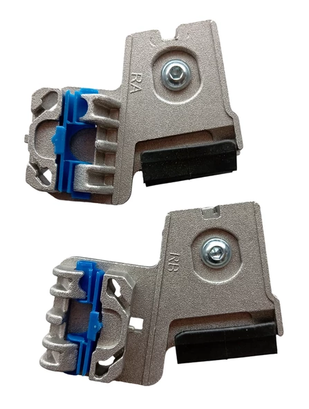 Volkswagen Golf 4 Volkswagen Bora Uyumlu Ön Sağ Kapı Cam Kriko Teli ve Tamir Seti Takımı Metal Ayak - 3