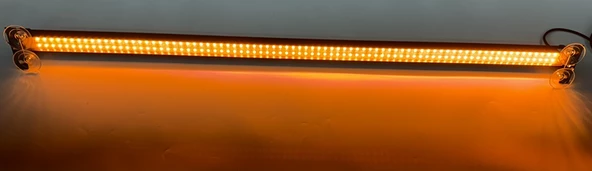 17 fonksiyonlu iç-dış kullanımlı çakar lamba 104cm sarı-sarı 12-30v / LAPA202 - Resim 2