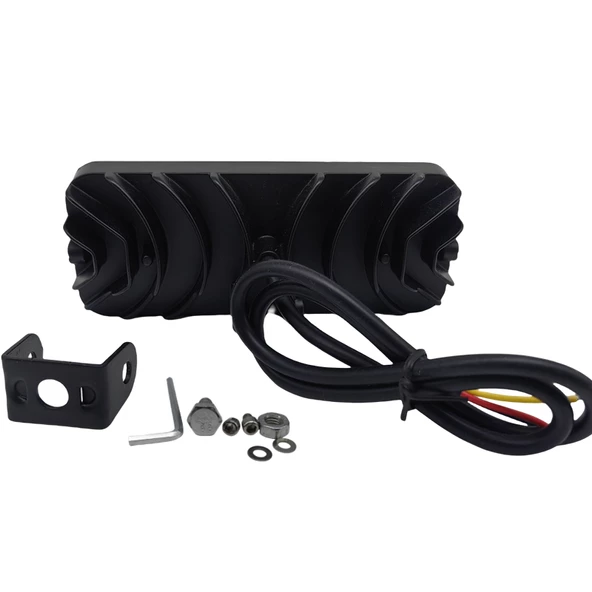 kırmızı-mavi-beyaz -sarı çakarlı / beyaz sarı çakarlı/ Space Offroad sis lambası   LASS382 - Resim 2