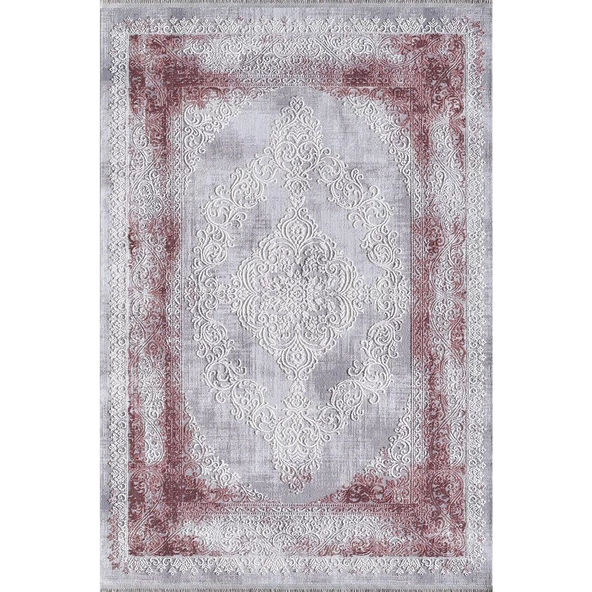 ARTEMİS DİOR 05860C VİŞNE GRİ HALI 160X230