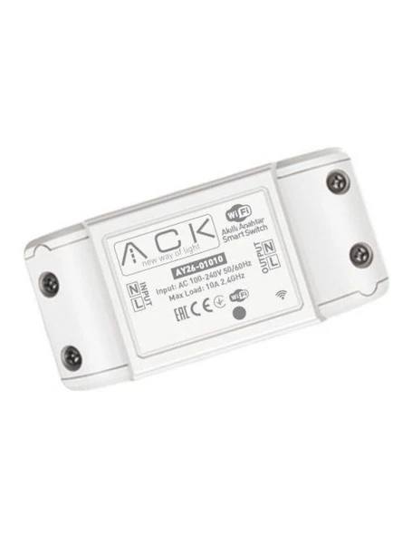 ACK AY26-01010 10A Akıllı Ev Anahtarı Wifi Smart Switch