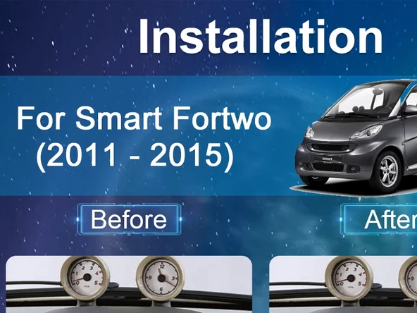 Mercedes Smart Android Multimedya Sistemi (2011-2015) Montaj Hizmeti - 2