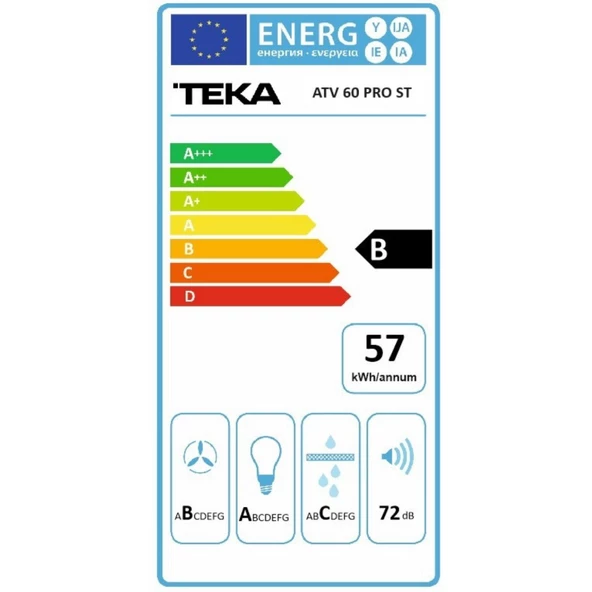 Teka Ankastre Set Gri ( HAK 625 ST-ATV 60 Pro St -GBE 64002 KBC ST ) - 5
