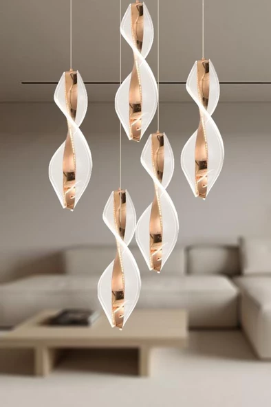 Eray Aydınlatma 8091-4+1 5li Sarkıt Led Avize - 2