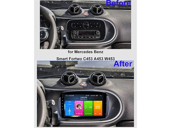Mercedes Smart Android Multimedya Sistemi (2016-2018) 8 GB RAM 128 GB Hafıza 8 Çekirdek Navigatör Premium Series - 11