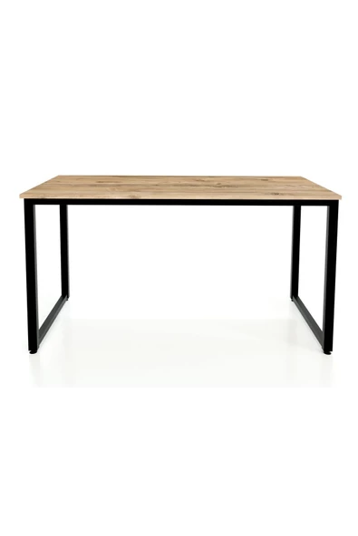 Ceramical Çalışma Masası Bilgisayar Masası Ofis Masası - Atlantik Çam 60 X 140 Cm - 4