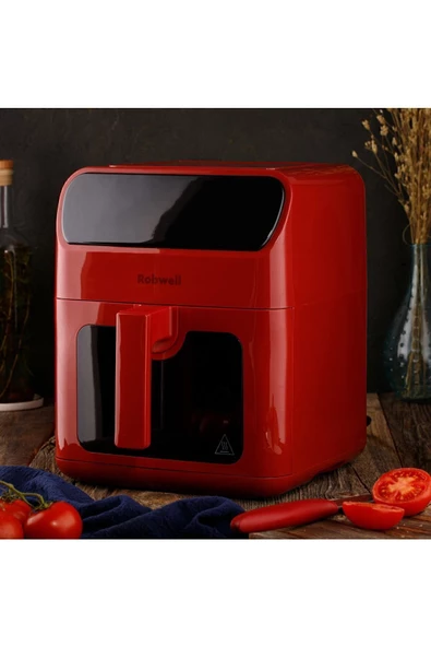 Robx Robwell AS28 Airfryer 6 lt Yağsız Fritöz - 6