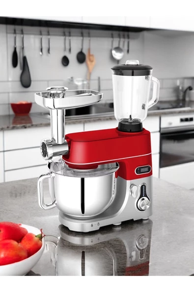 ROBX Sr50 Döküm Gövde 7 Litre Hamur Yoğurma Kıyma Çekme - 3