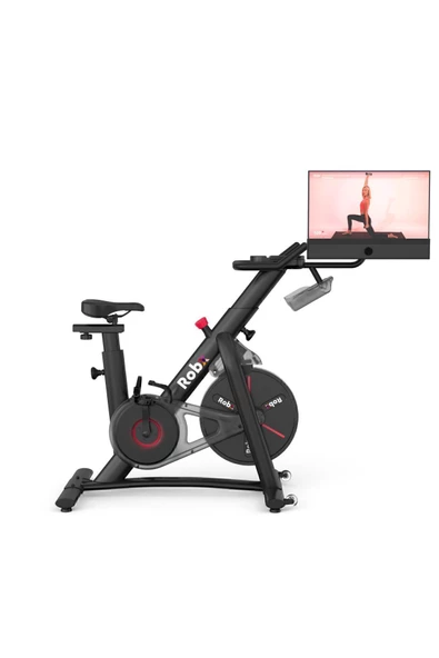 ROBX S20 Smart Spin Bike Fhd 22 Inç Ekran Hoparlör Ses Sistemi Hdm Giriş Bluetooth Kondisyon Bisikleti