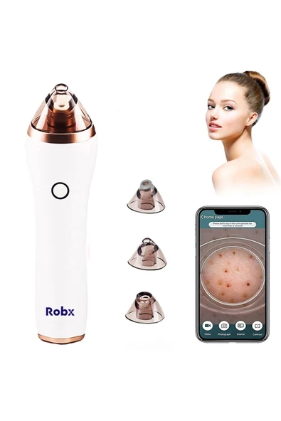 ROBX As8000 Yeni Nesil Kameralı Gözenek Ve Siyah Nokta Cilt Temizleme cihazı - 4