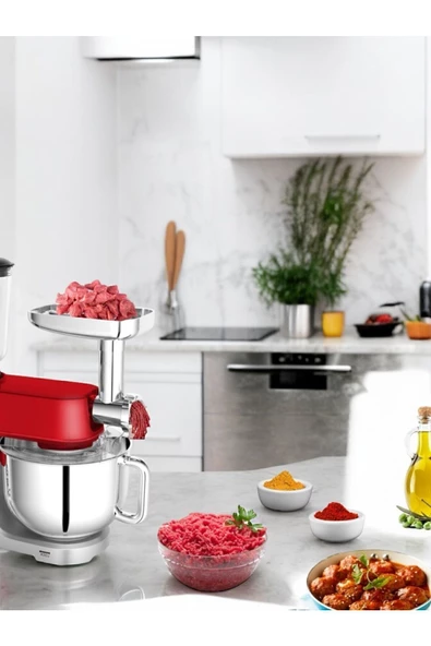 ROBX Sr50 Döküm Gövde 7 Litre Hamur Yoğurma Kıyma Çekme - 5