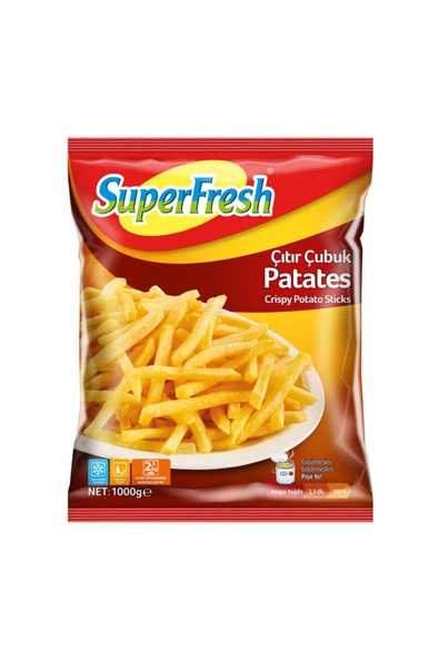 SuperFresh Çıtır Çubuk Patates 1000 G