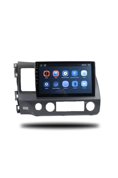 NAVMİNA Navmina Honda Civic FD6 2007-2011 Uyumlu 10 inç 2+32 GB Multimedya - 4