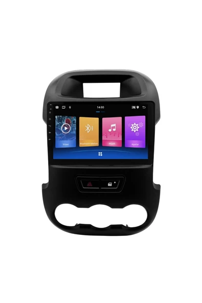NAVMİNA Ford Ranger 2012-2015 Uyumlu 9 inç 2+32gb Multimedya - Resim 2