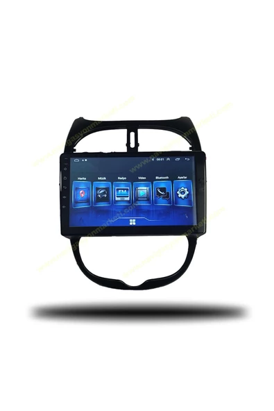 NAVMİNA PEUGEOT 206 1999-2011 UYUMLU 9 İNÇ 4-32 GB MULTİMEDYA - 3