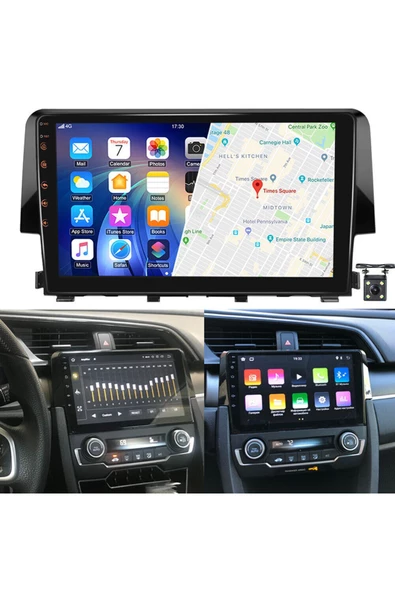 NAVMİNA Honda Civic FC5 2016-2020 Uyumlu 9 inç 2+32 GB Multimedya