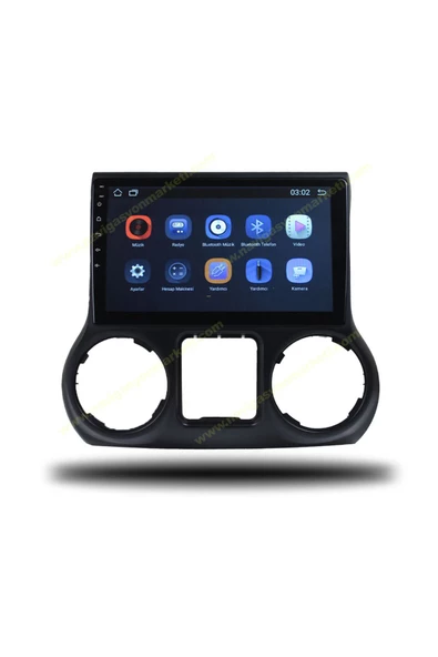 NAVMİNA JEEP Wrangler 2007-2017 Uyumlu 10 inç 4-32 GB Multimedya - Resim 4