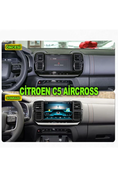 NAVMİNA Citroen C5 Aircross 2019-2024 Uyumlu 9 inç 2+32 gb Multimedya