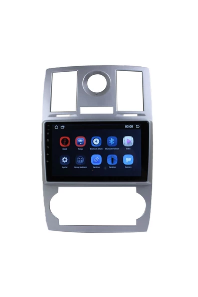 NAVMİNA Chrysler C300 Uyumlu Android 9 inç Multimedya - Resim 4