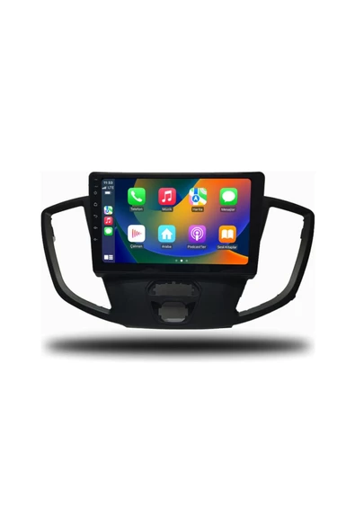 NAVMİNA Ford Transit 2014-2017 Uyumlu 9 inç 2+32gb Multimedya - Resim 2