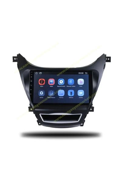 NAVMİNA Hyundai Elantra 2016 Uyumlu 9 inç 2+32 GB Multimedya - Resim 4