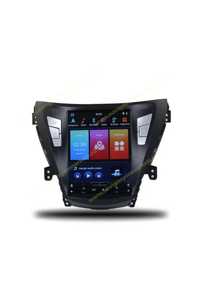 NAVMİNA Hyundai Elantra 2011-2012 Uyumlu 9.7 inç Tesla 2+32 GB Multimedya - Resim 3