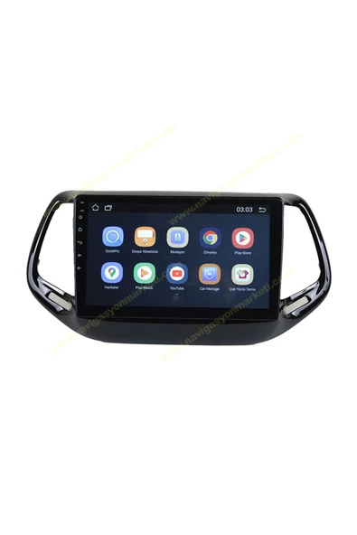 NAVMİNA JEEP Compas 2017-2021 Uyumlu 10 inç 4-32 GB Multimedya - Resim 4