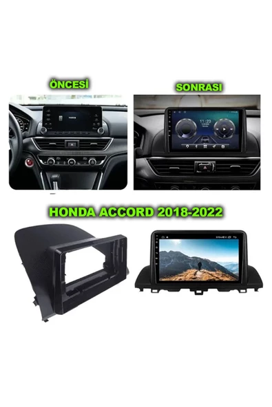 NAVMİNA Honda Accord 2018-2022 Uyumlu 9 inç 2+32 Gb Multimedya ürün görseli